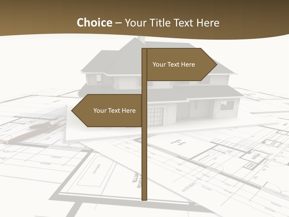 Structure Conception Building PowerPoint Template