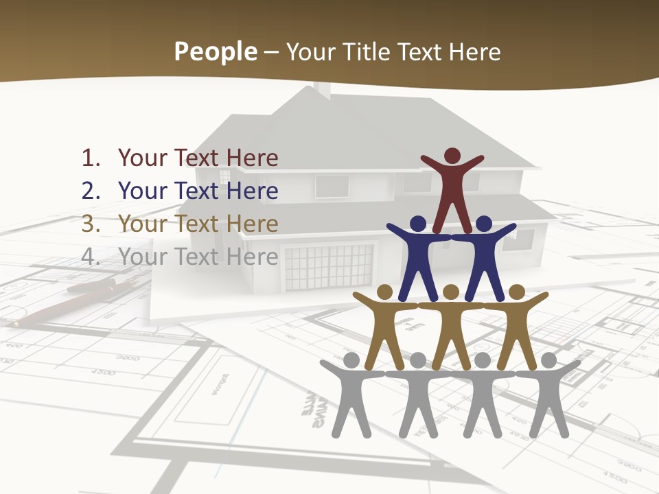 Structure Conception Building PowerPoint Template