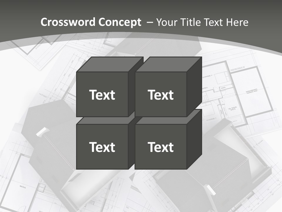 House Architect Plan PowerPoint Template