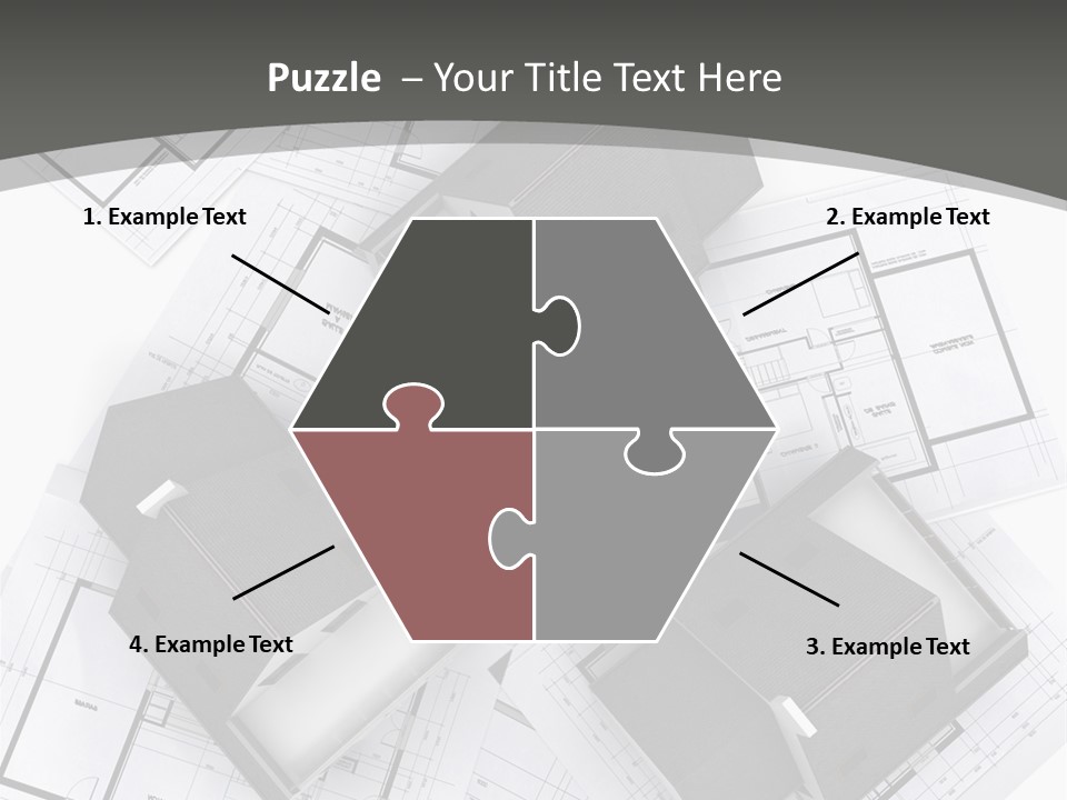 House Architect Plan PowerPoint Template