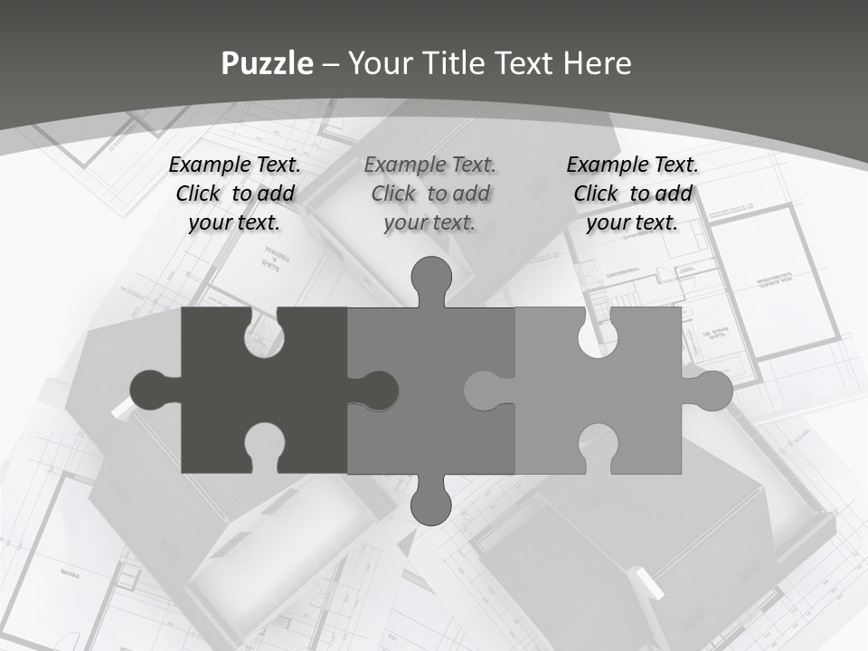 House Architect Plan PowerPoint Template