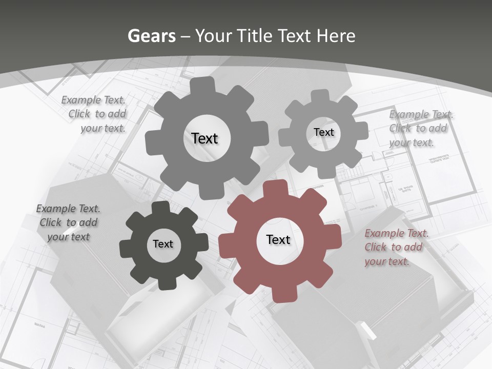House Architect Plan PowerPoint Template