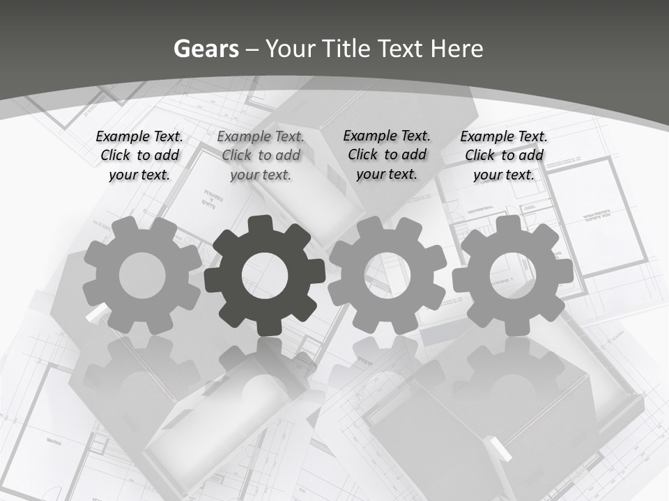 House Architect Plan PowerPoint Template