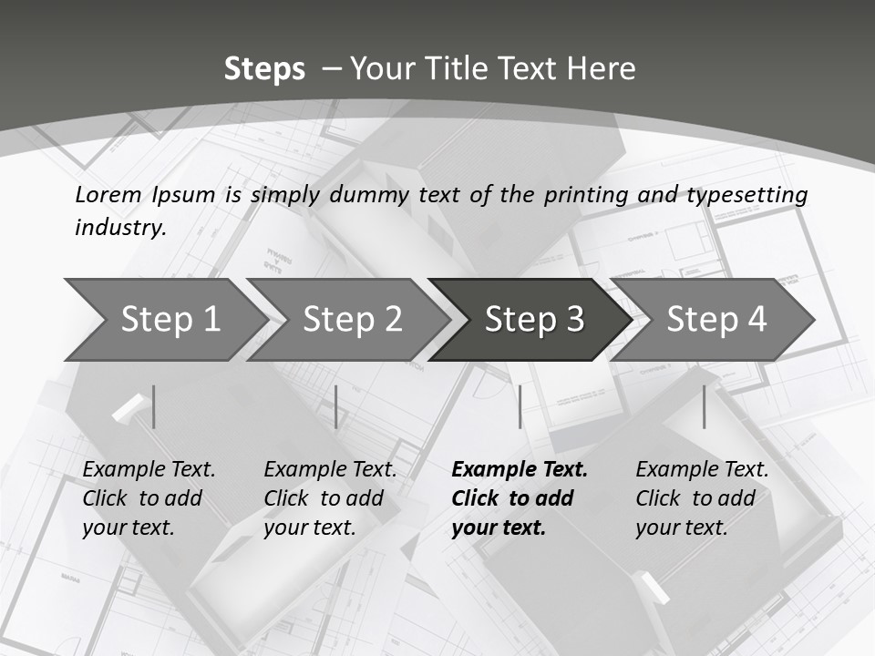 House Architect Plan PowerPoint Template