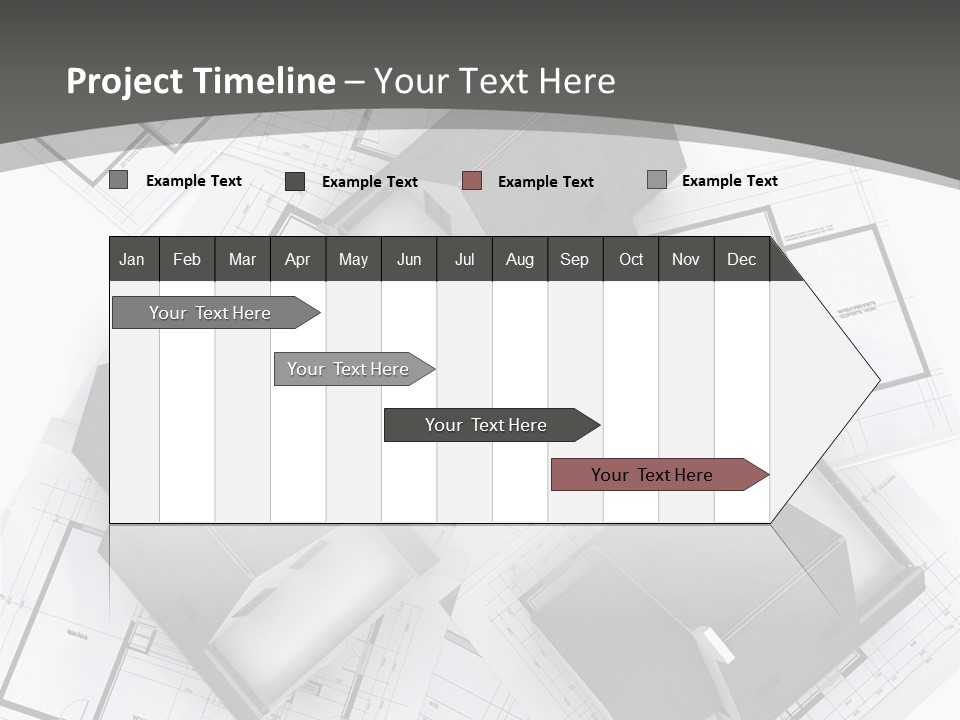 House Architect Plan PowerPoint Template