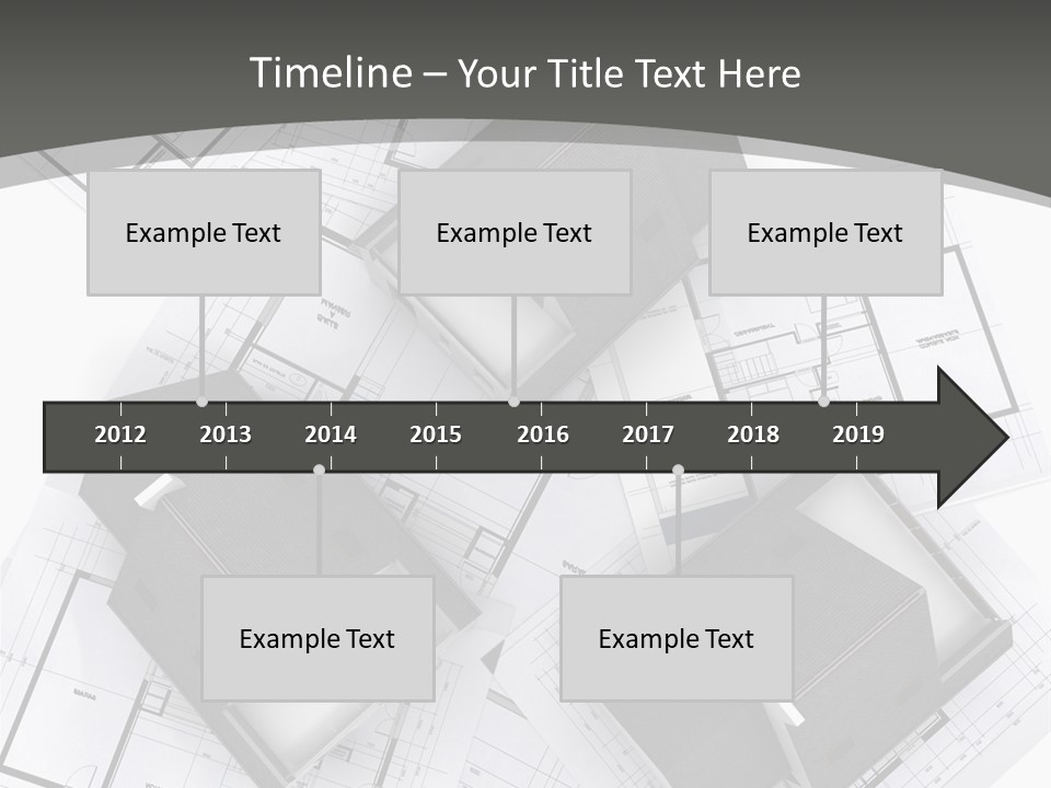 House Architect Plan PowerPoint Template