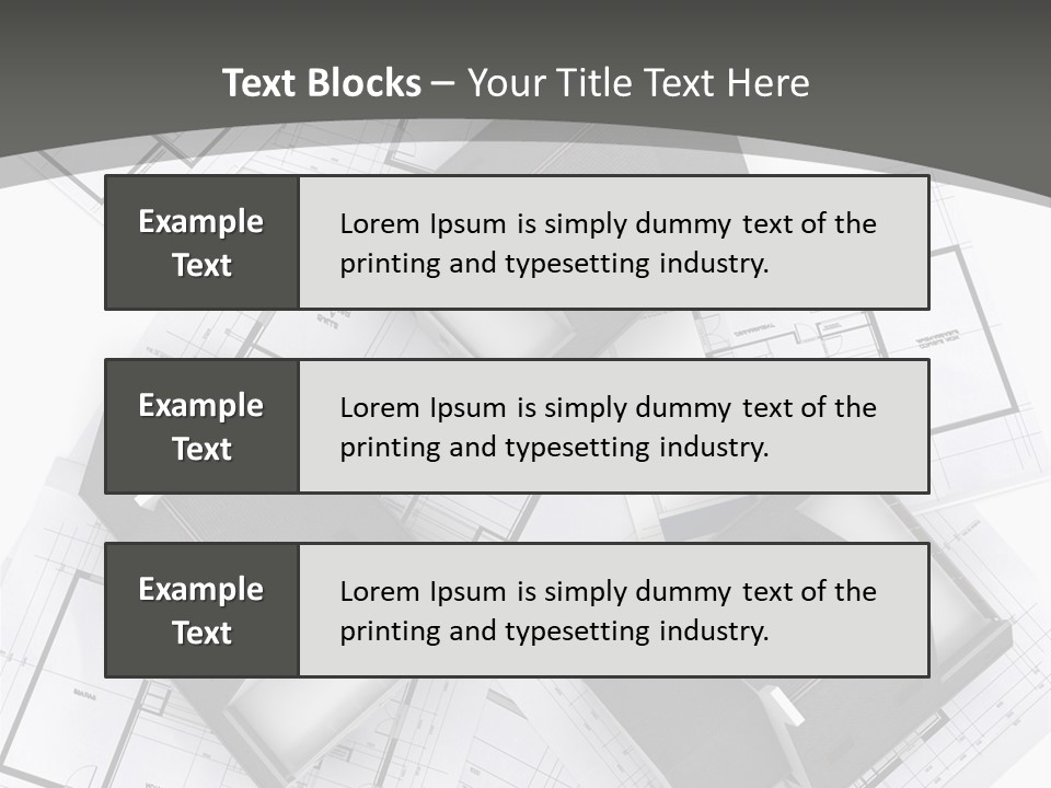 House Architect Plan PowerPoint Template