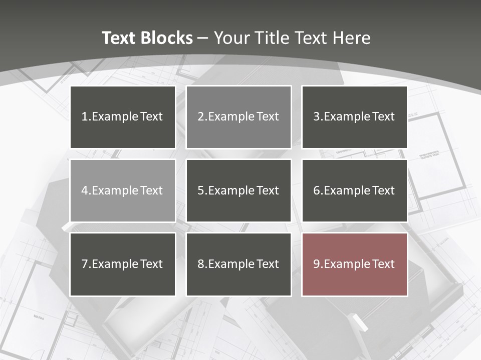House Architect Plan PowerPoint Template