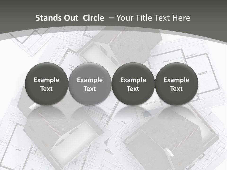 House Architect Plan PowerPoint Template