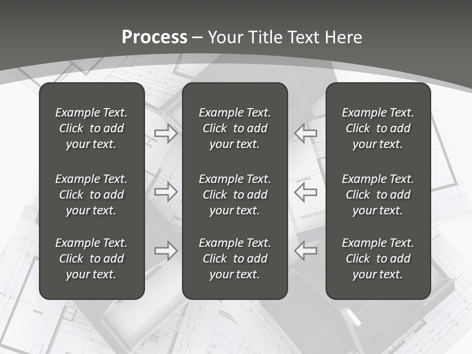 House Architect Plan PowerPoint Template