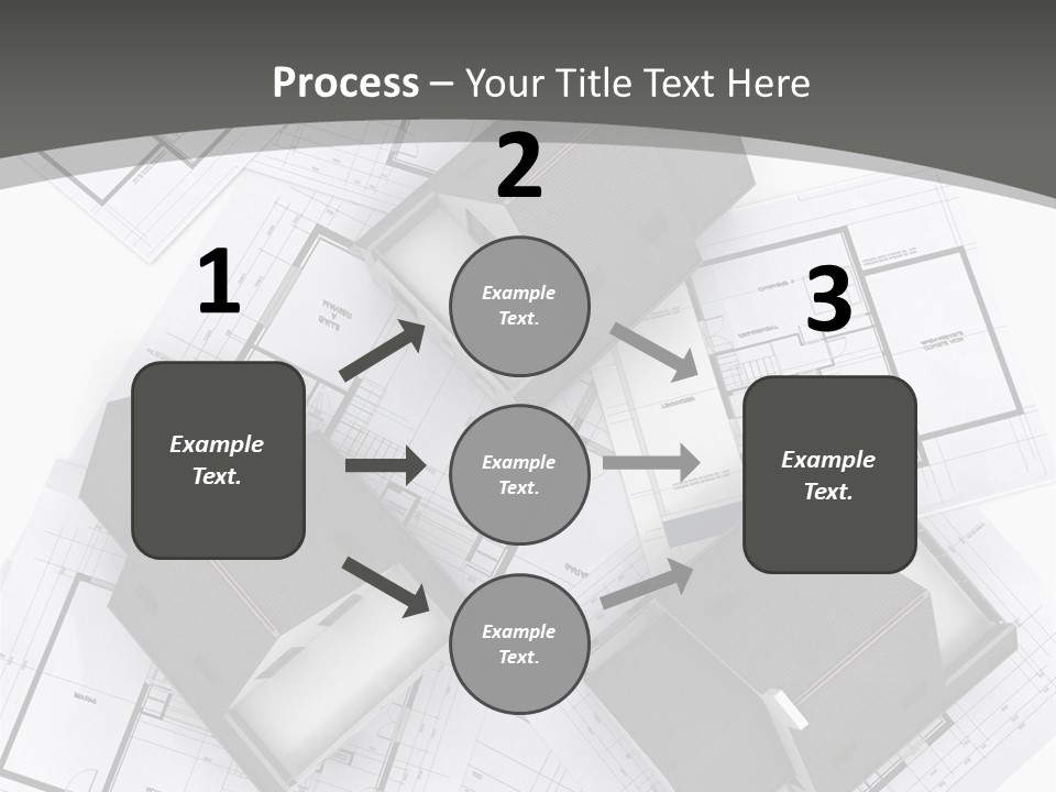 House Architect Plan PowerPoint Template