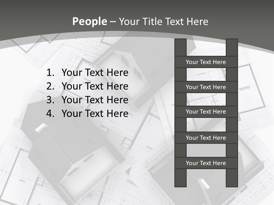 House Architect Plan PowerPoint Template