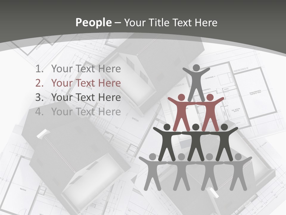 House Architect Plan PowerPoint Template