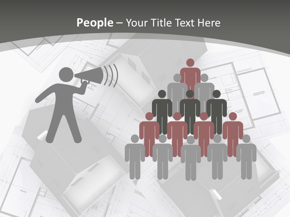 House Architect Plan PowerPoint Template