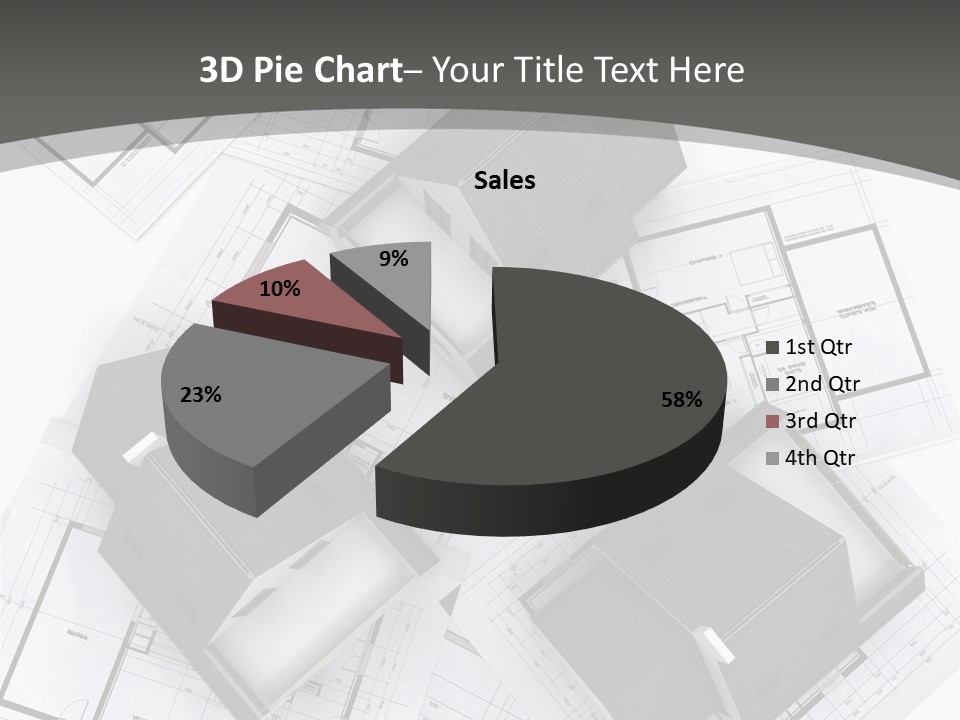 House Architect Plan PowerPoint Template