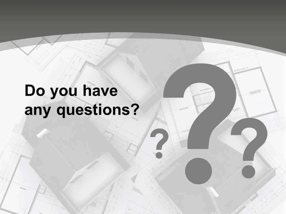 House Architect Plan PowerPoint Template