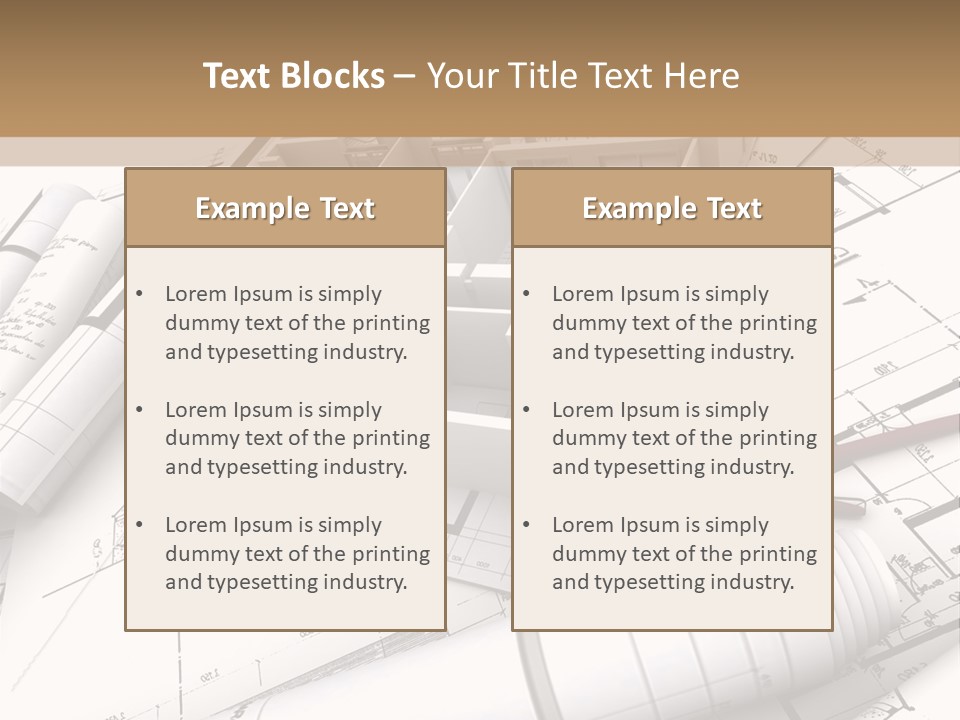 Construction Renovation Architecture PowerPoint Template