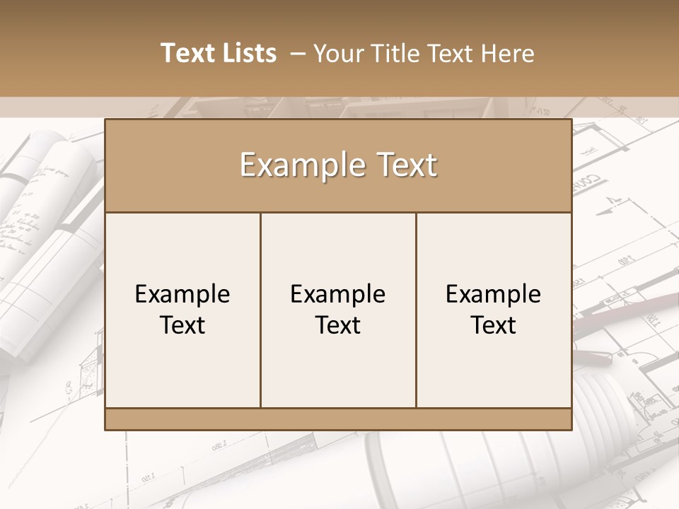 Construction Renovation Architecture PowerPoint Template