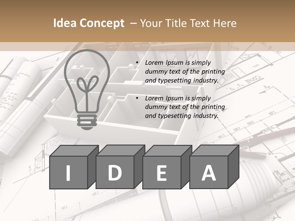 Construction Renovation Architecture PowerPoint Template