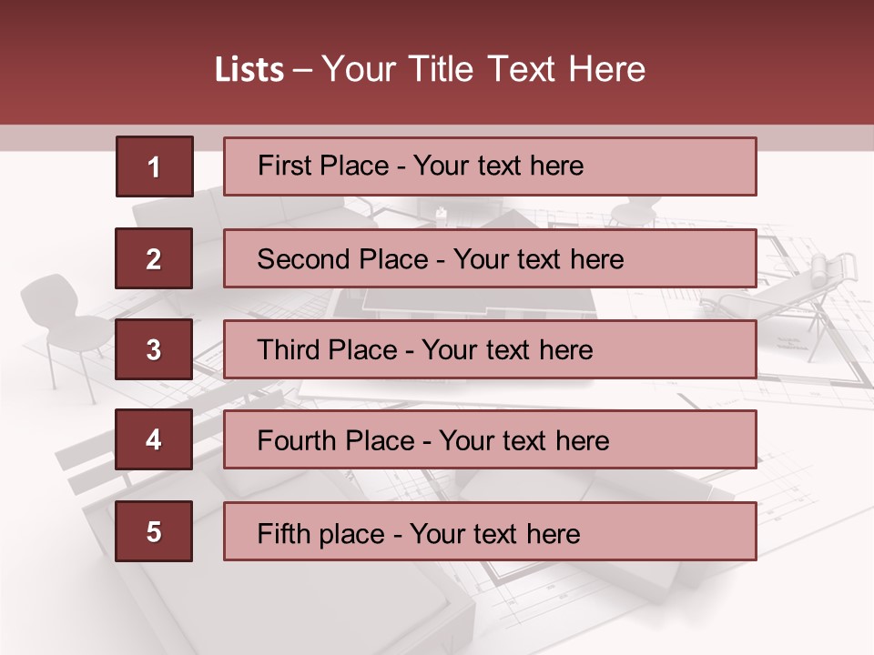 Architecture Roof House PowerPoint Template
