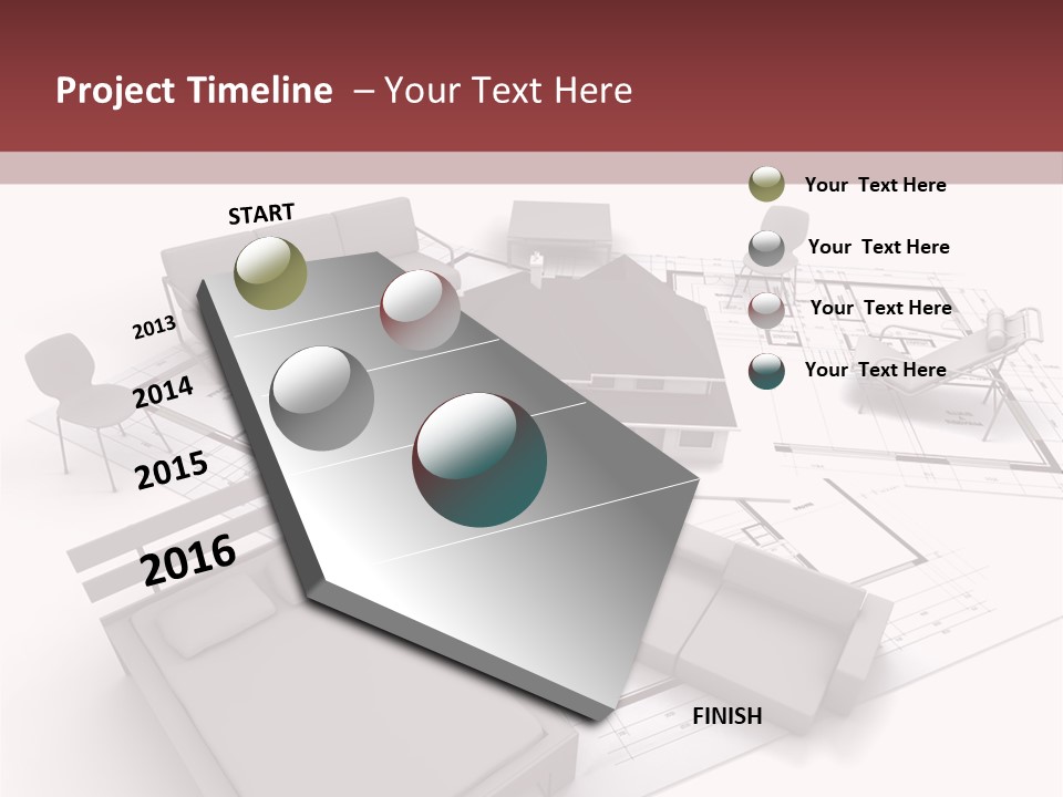 Architecture Roof House PowerPoint Template