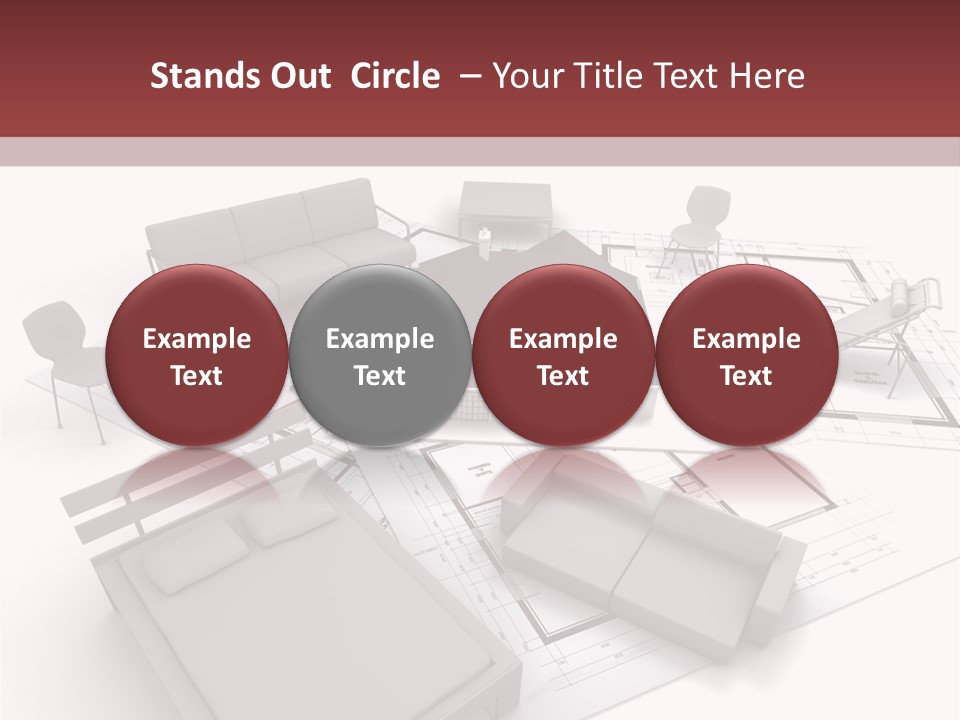 Architecture Roof House PowerPoint Template