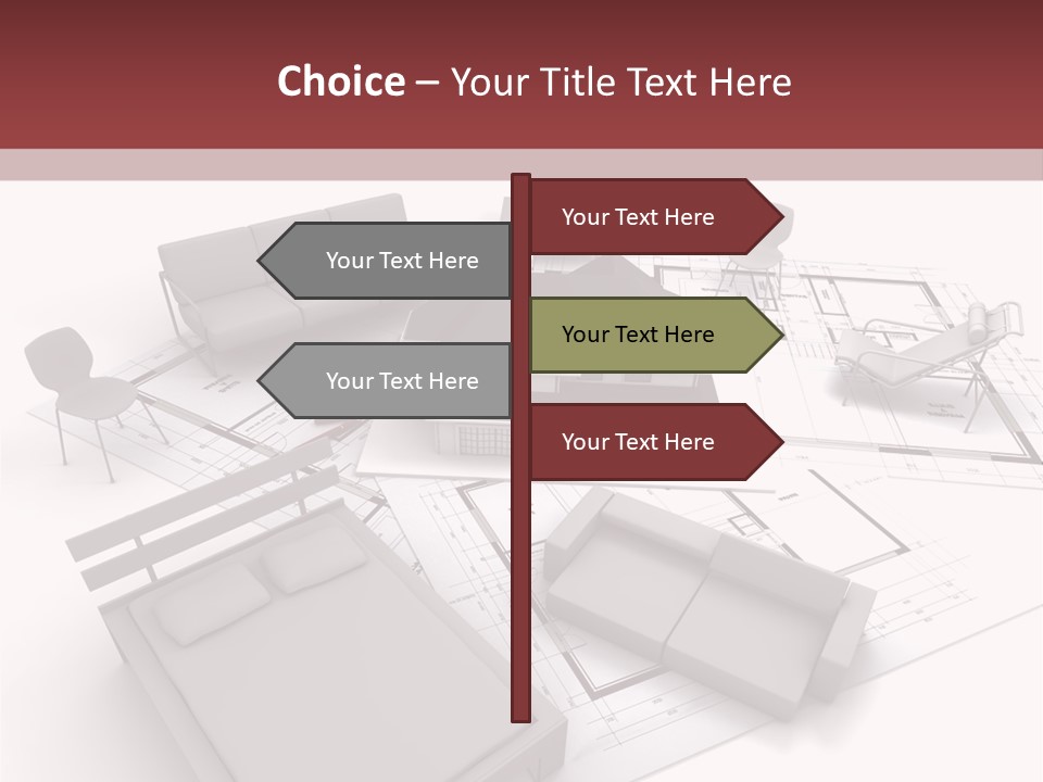 Architecture Roof House PowerPoint Template