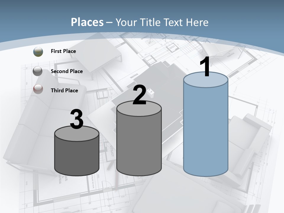 Model Pavilion House PowerPoint Template
