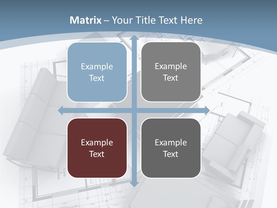 Model Pavilion House PowerPoint Template