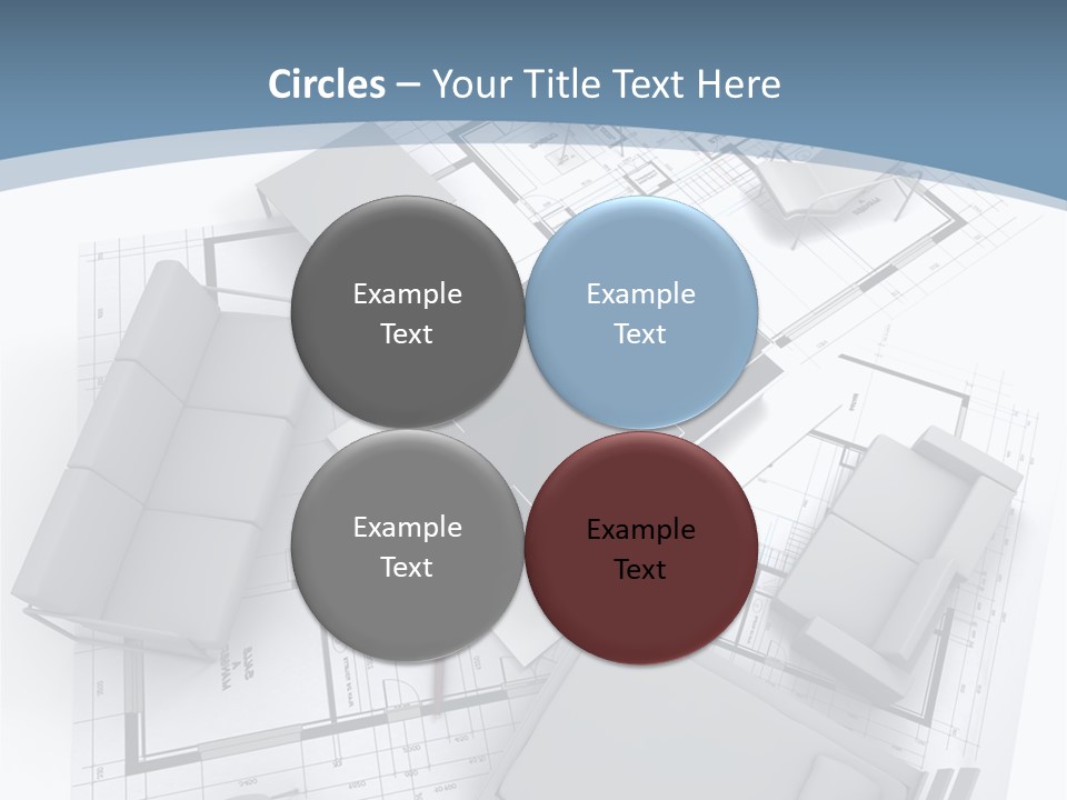 Model Pavilion House PowerPoint Template