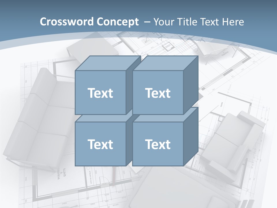 Model Pavilion House PowerPoint Template