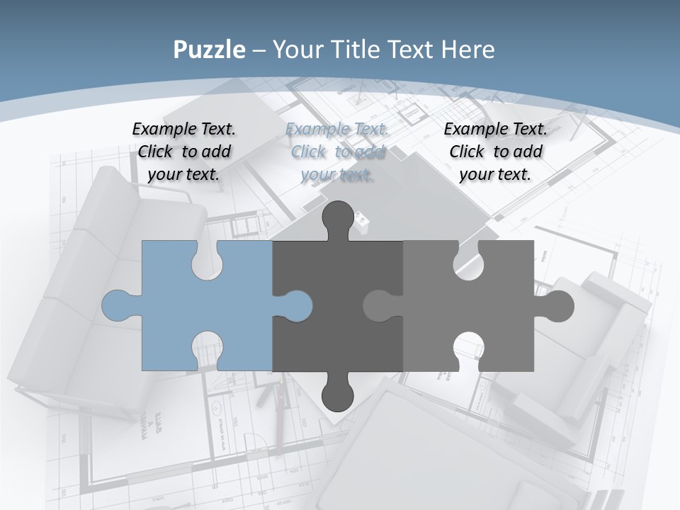 Model Pavilion House PowerPoint Template