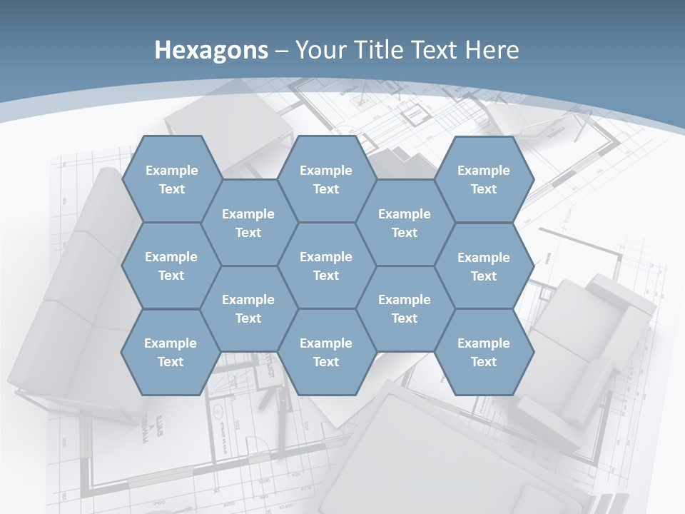 Model Pavilion House PowerPoint Template