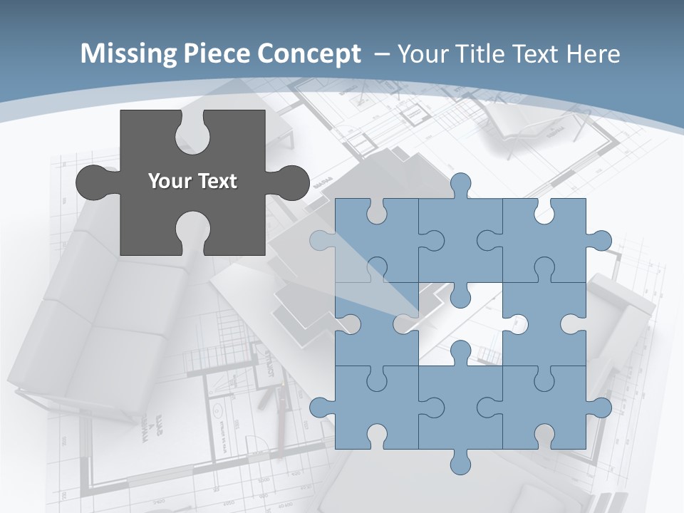 Model Pavilion House PowerPoint Template