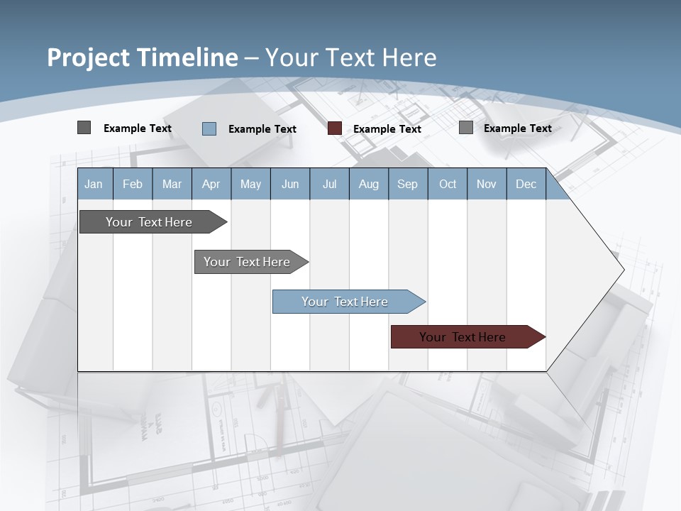 Model Pavilion House PowerPoint Template