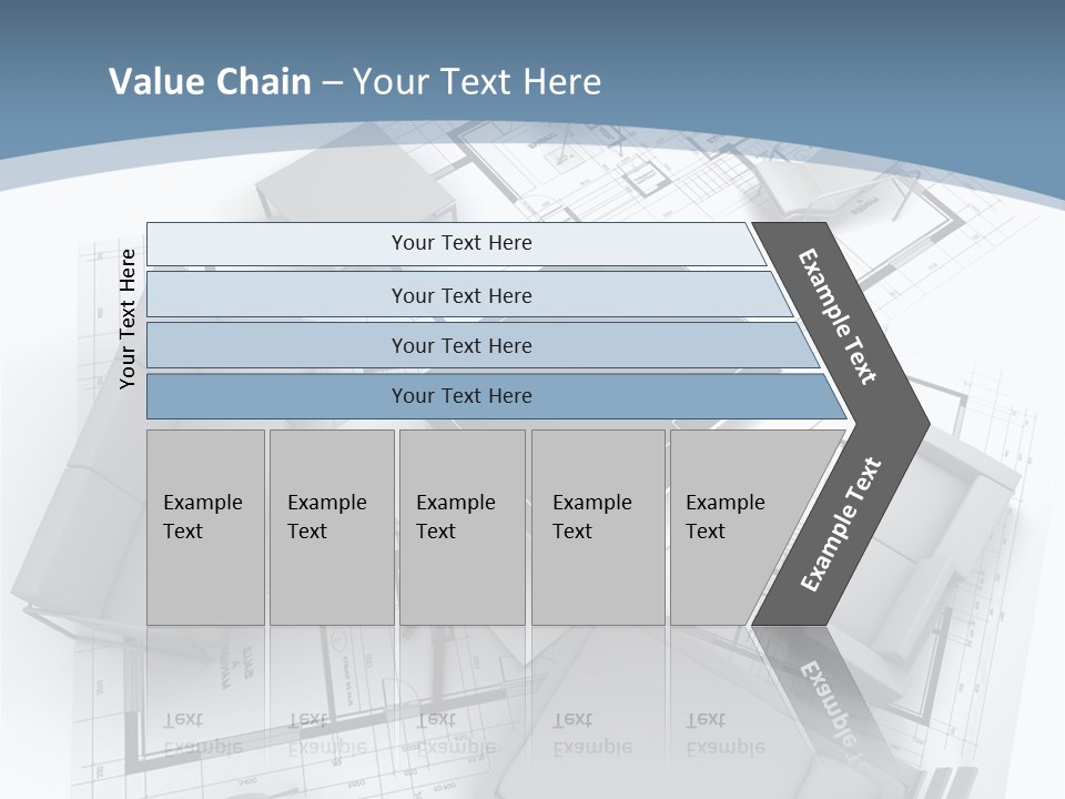 Model Pavilion House PowerPoint Template