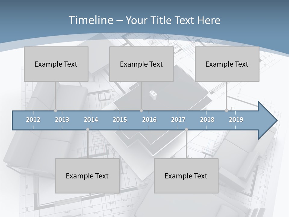 Model Pavilion House PowerPoint Template