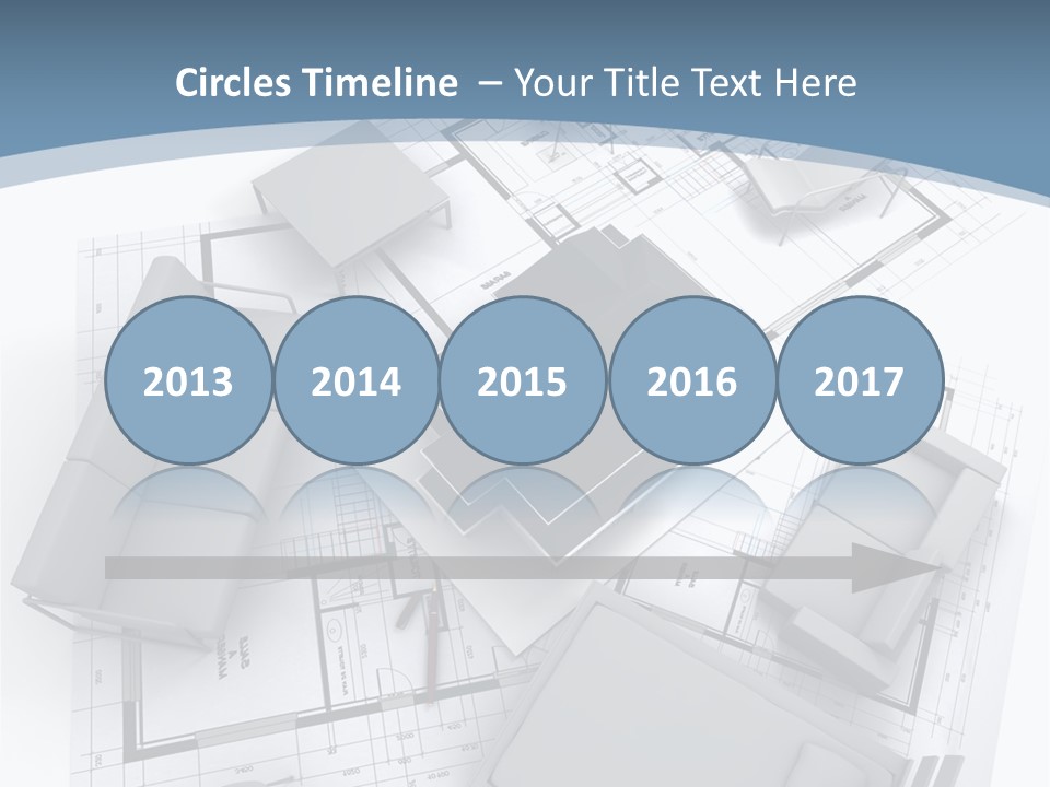 Model Pavilion House PowerPoint Template