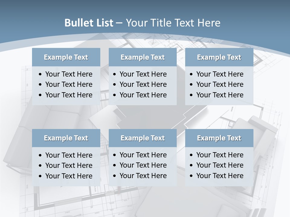 Model Pavilion House PowerPoint Template