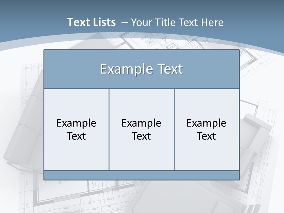Model Pavilion House PowerPoint Template