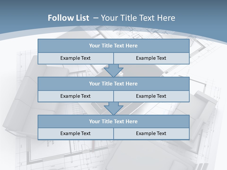 Model Pavilion House PowerPoint Template
