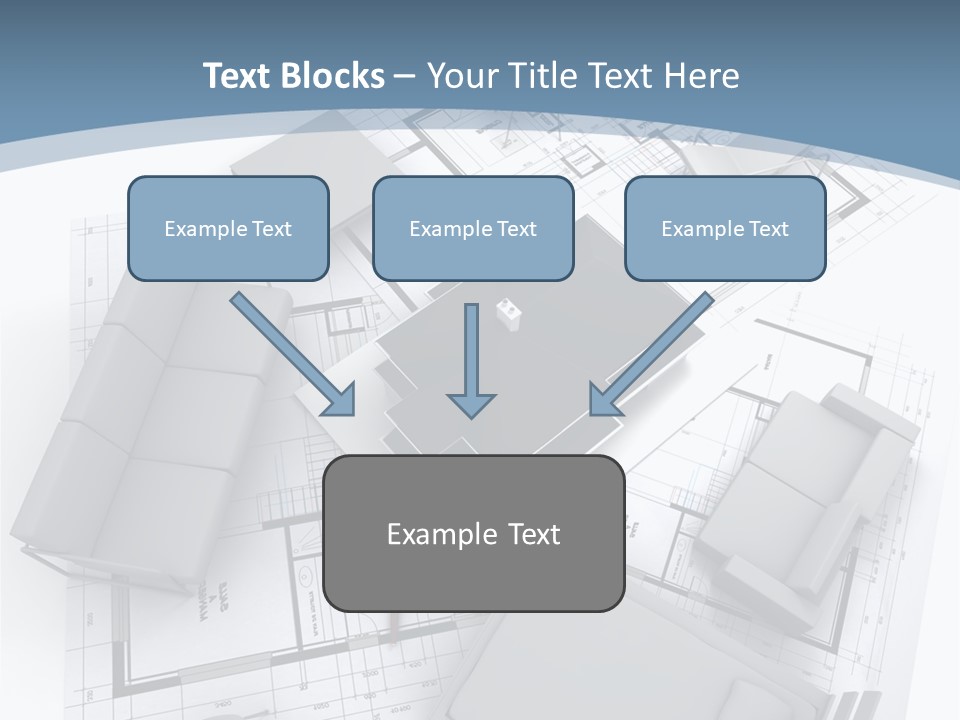 Model Pavilion House PowerPoint Template