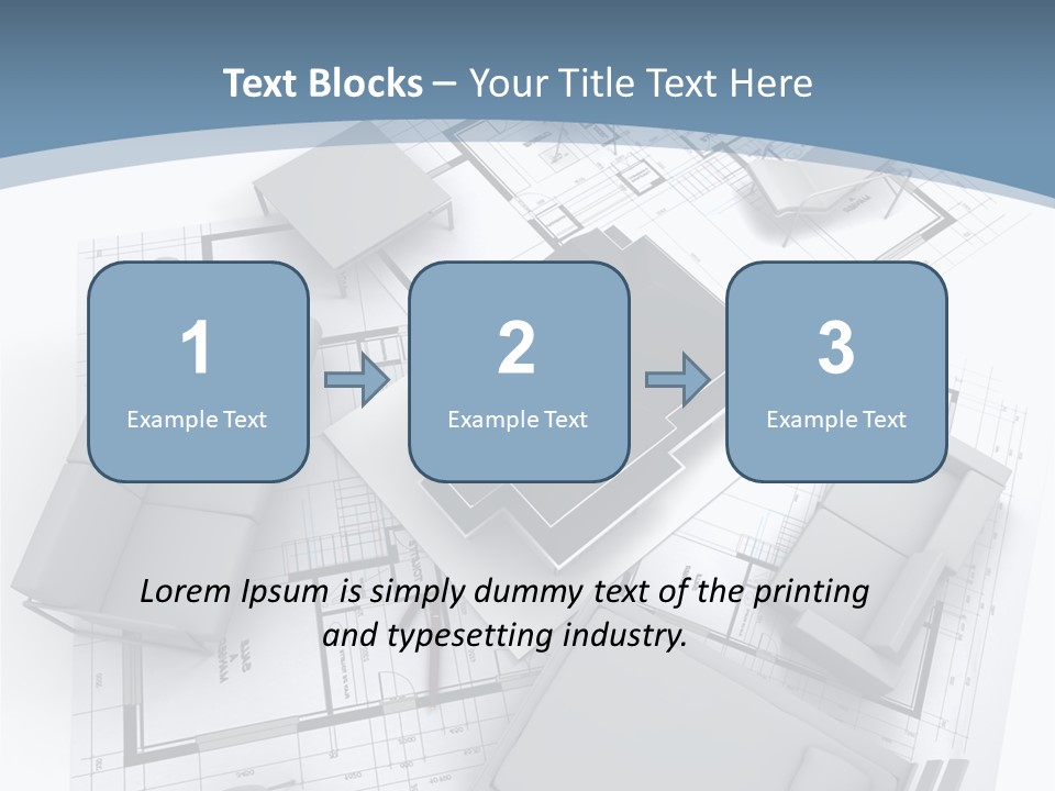 Model Pavilion House PowerPoint Template