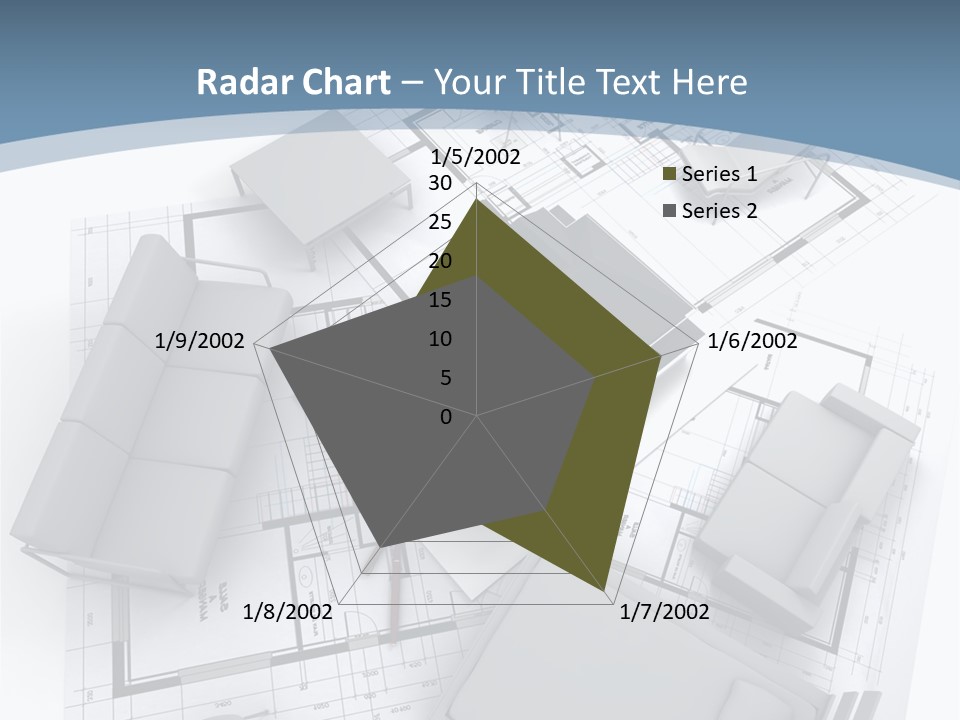 Model Pavilion House PowerPoint Template