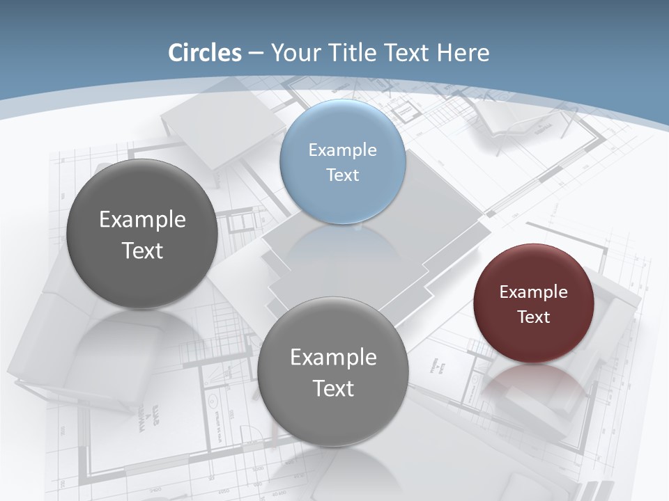 Model Pavilion House PowerPoint Template