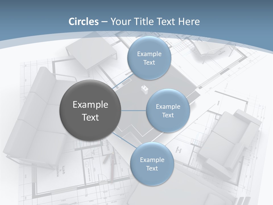 Model Pavilion House PowerPoint Template
