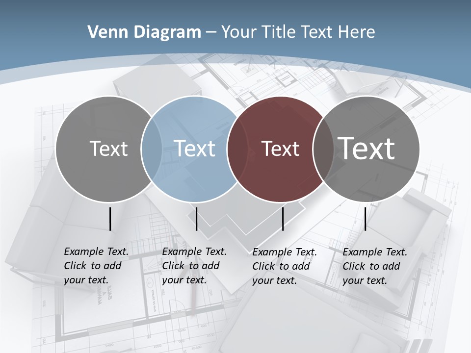 Model Pavilion House PowerPoint Template