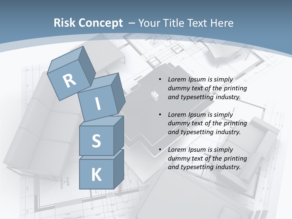 Model Pavilion House PowerPoint Template