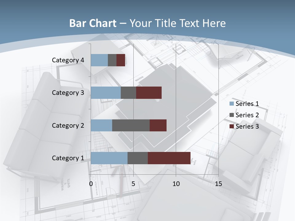 Model Pavilion House PowerPoint Template