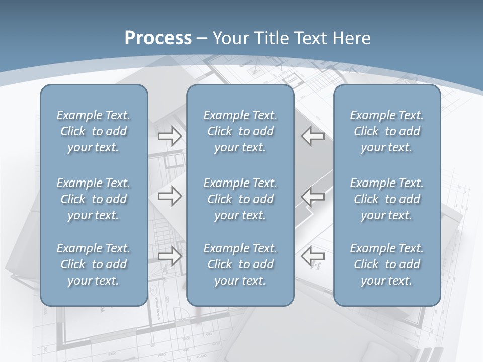 Model Pavilion House PowerPoint Template